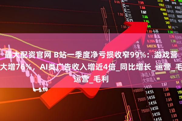 最大配资官网 B站一季度净亏损收窄99%：游戏营收大增76%，AI类广告收入增近4倍_同比增长_运营_毛利